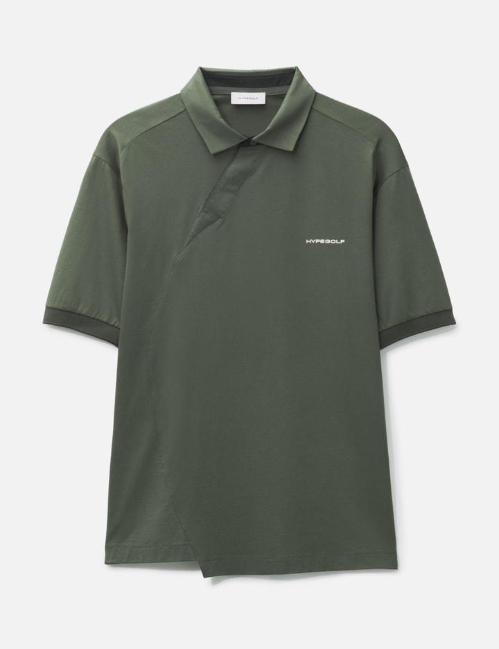 HYPEGOLF X POST ARCHIVE FACTION (PAF) Diagonal Polo T-Shirt by HYPEGOLF