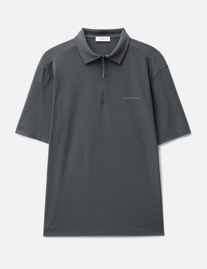 HYPEGOLF X POST ARCHIVE FACTION (PAF) Half Zip-Up Polo T-Shirts by HYPEGOLF