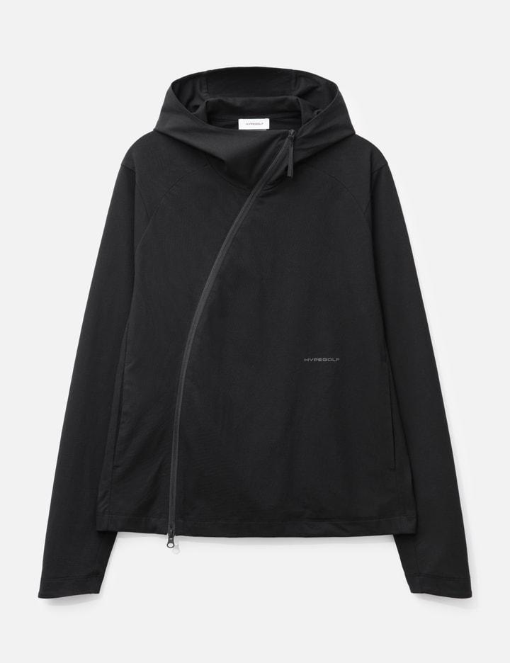 HYPEGOLF x POST ARCHIVE FACTION (PAF) Slim Zip Up Hoodie by HYPEGOLF