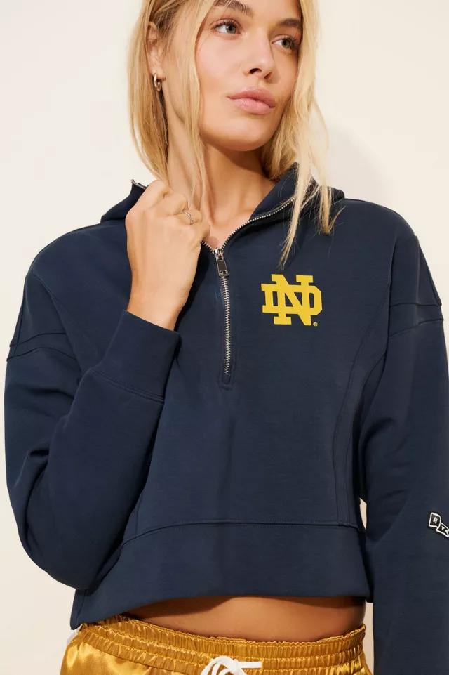 Hype and Vice University of Notre Dame Butter Sport Half-Zip Sweatshirt by HYPE&VICE