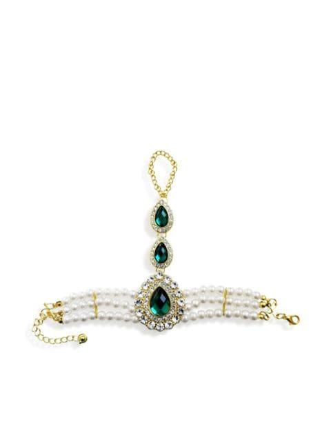 crystal-embellished bracelet by HZMER JEWELLERY