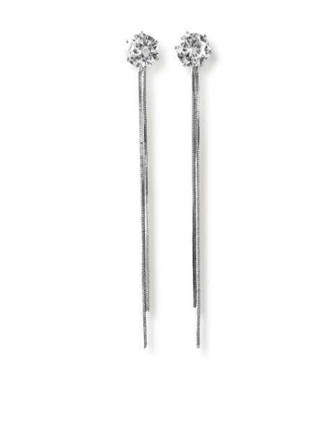 crystal-embellished earrings by HZMER JEWELLERY