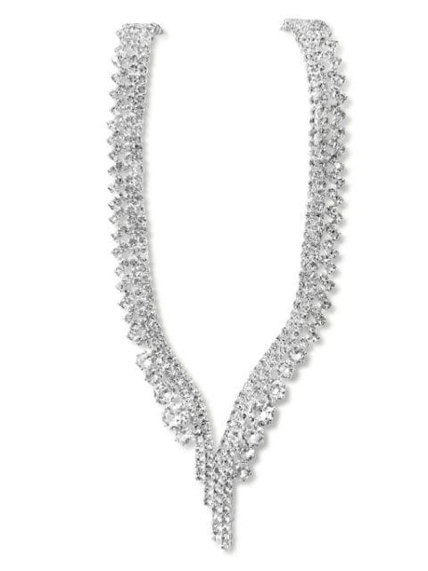 crystal-embellished necklace by HZMER JEWELLERY