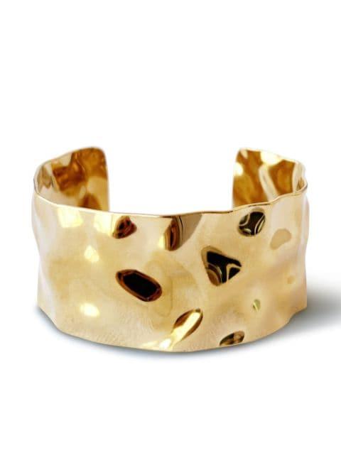 hammered-effect bangle by HZMER JEWELLERY