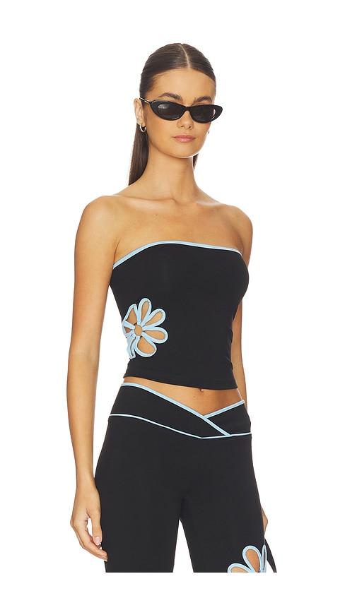 I.AM.GIA Daisy Boob Tube in Black by I.AM.GIA