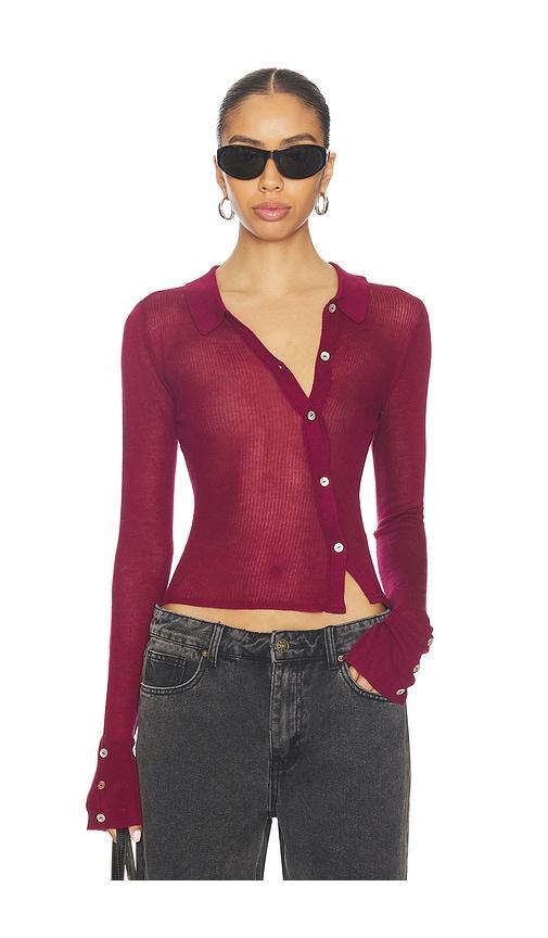 I.AM.GIA Davina Top in Burgundy by I.AM.GIA
