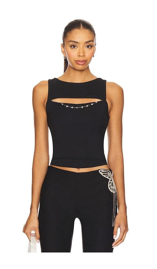 I.AM.GIA Novena Top in Black by I.AM.GIA