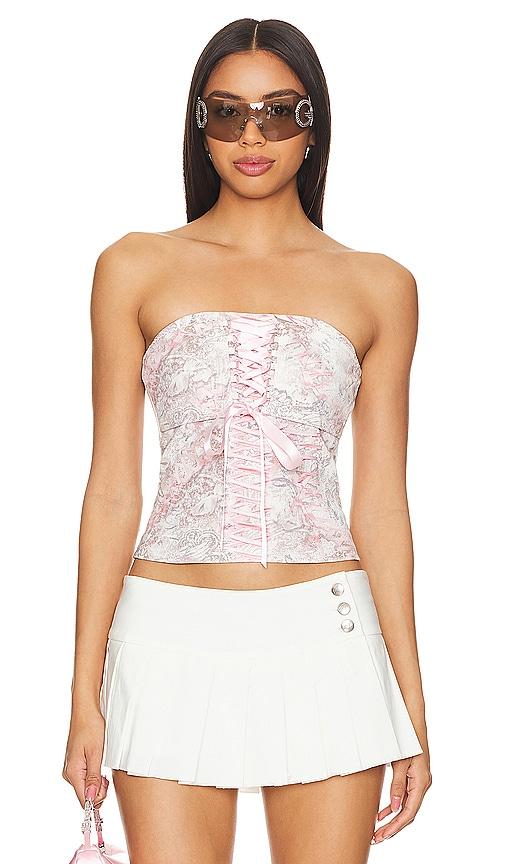 I.AM.GIA Santi Top in White,Rose by I.AM.GIA