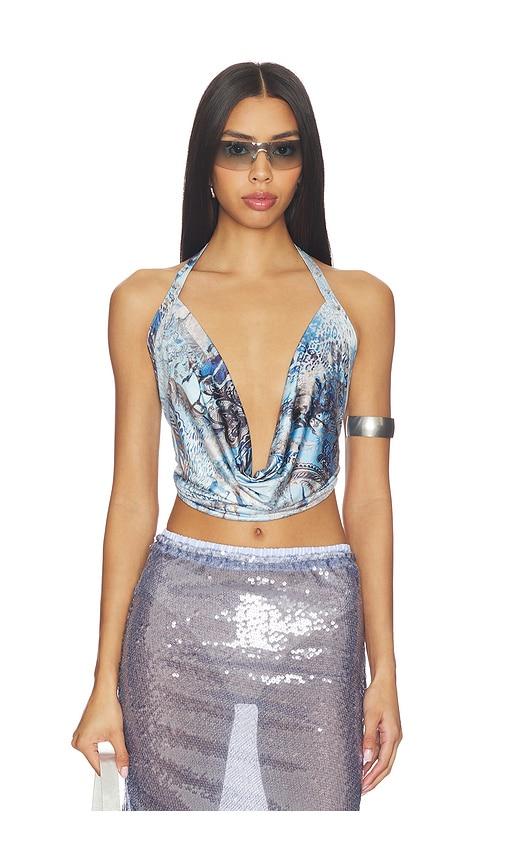 I.AM.GIA Sasha Top in Blue by I.AM.GIA