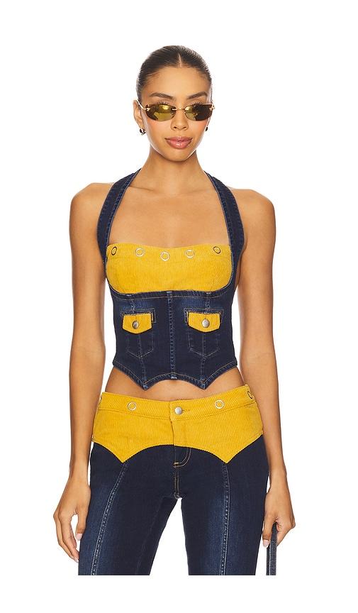 I.AM.GIA Tommie Corset in Blue by I.AM.GIA