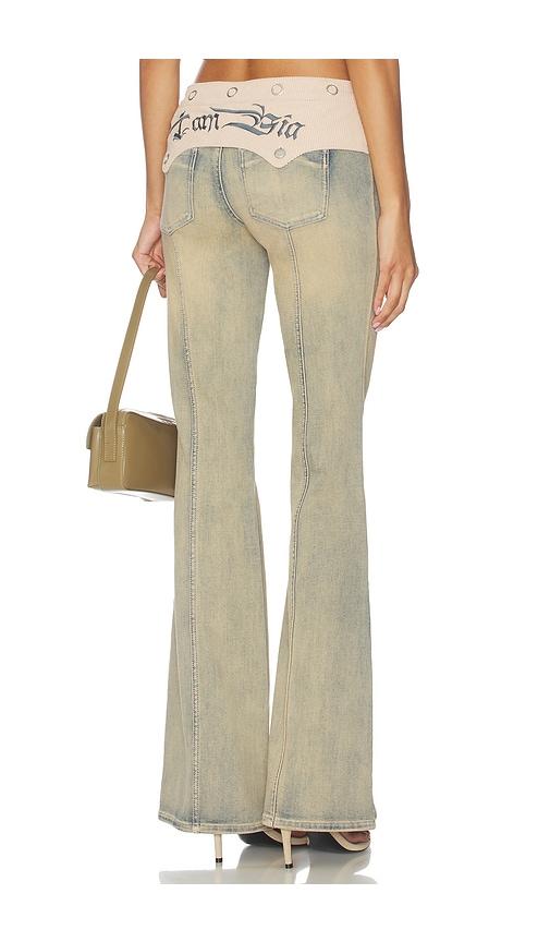 I.AM.GIA Tommie Jeans in Blue,Tan by I.AM.GIA