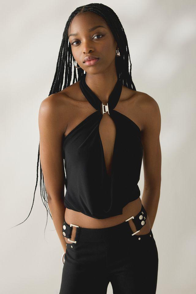 I.AM.GIA. Valentina Keyhole Halter Neck Top by I.AM.GIA