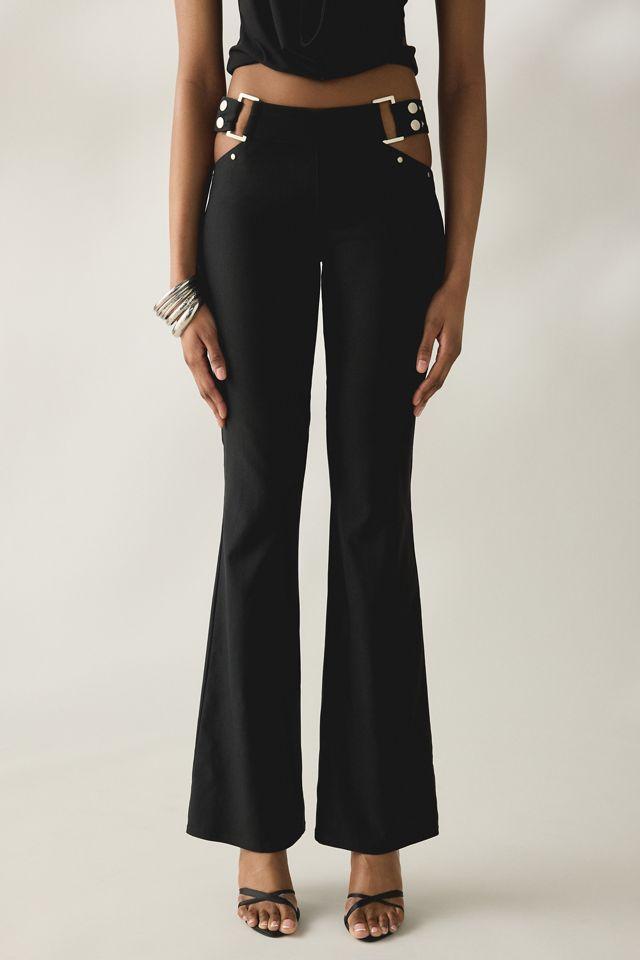 I.AM.GIA. Winona Studded Cutout Flare Pants by I.AM.GIA