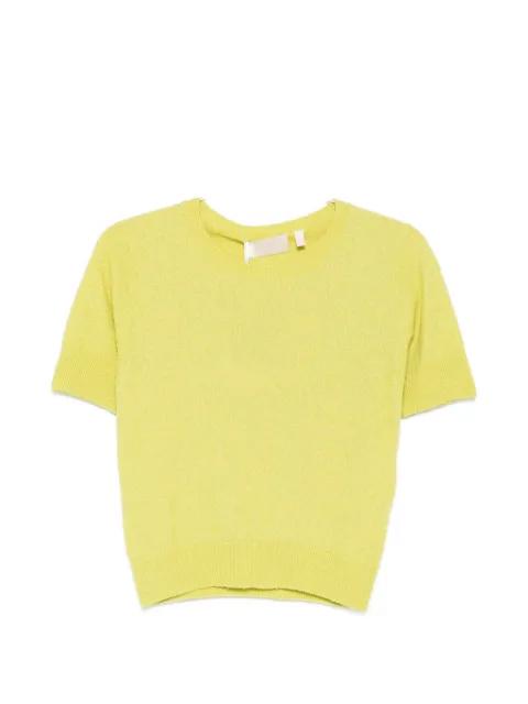 short-sleeve sweater by I BLUES