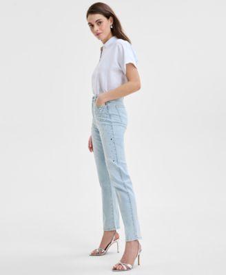 Women's Embellished High Rise Jeans, Exclusively at Macy's by I.N.C. INTERNATIONAL CONCEPTS Women's Embellished High Rise Jeans, Exclusively at Macy's by I.N.C. INTERNATIONAL CONCEPTS