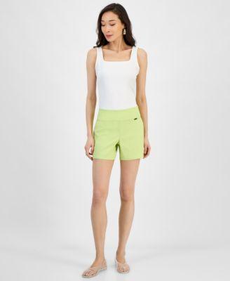 Women's Mid Rise Pull-On Shorts, Exclusively at Macy's by I.N.C. INTERNATIONAL CONCEPTS Women's Mid Rise Pull-On Shorts, Exclusively at Macy's by I.N.C. INTERNATIONAL CONCEPTS