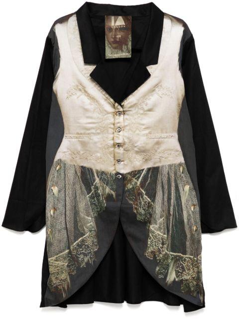 printed blazer by IA LONDON
