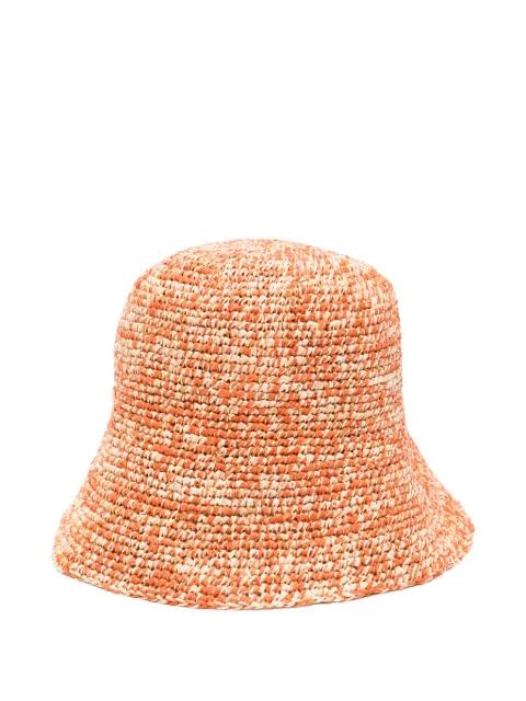 Andao raffia bucket hat by IBELIV
