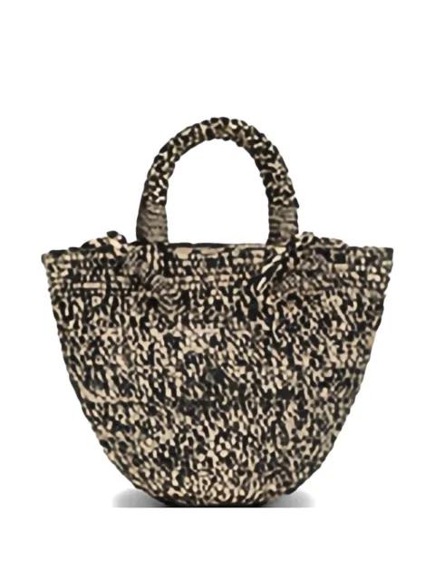 Arona raffia bucket bag by IBELIV