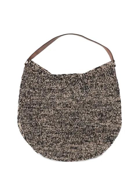 Meva raffia shoulder bag by IBELIV