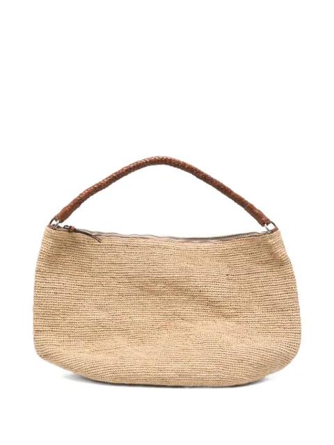 Utopia crocheted raffia shoulder bag by IBELIV