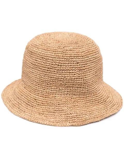 andao raffia tea hat by IBELIV