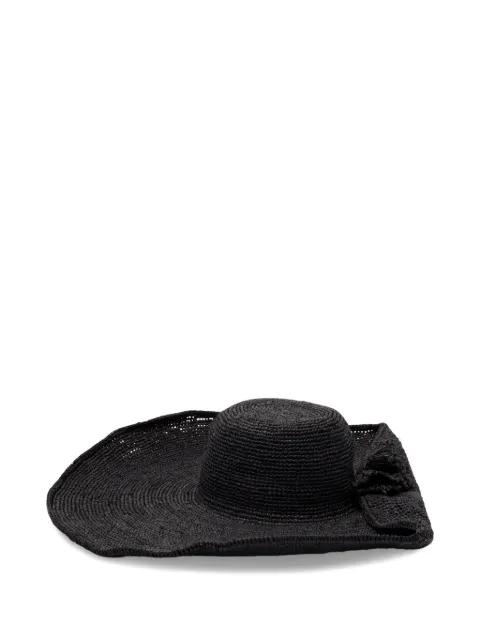 raffia floppy hat by IBELIV