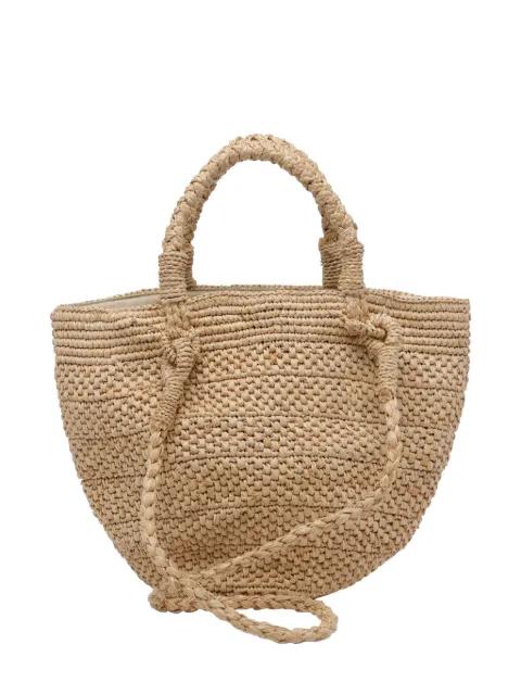 raffia tote bag by IBELIV