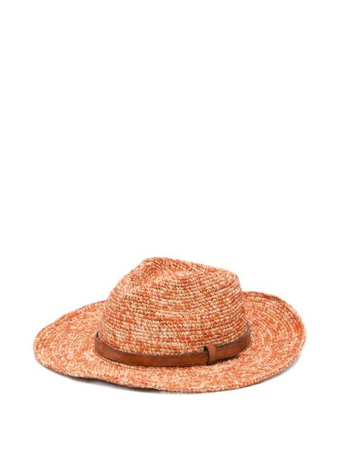 woven fedora hat by IBELIV