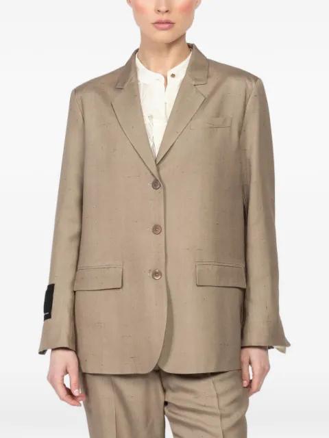 floral three-button blazer by IBRIGU