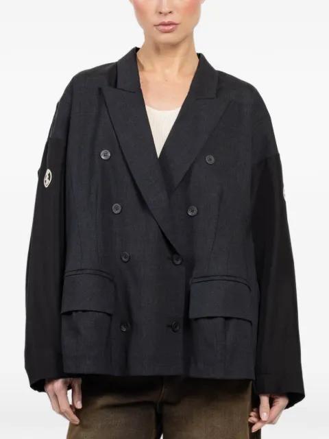 jacquard double-breasted jacket by IBRIGU