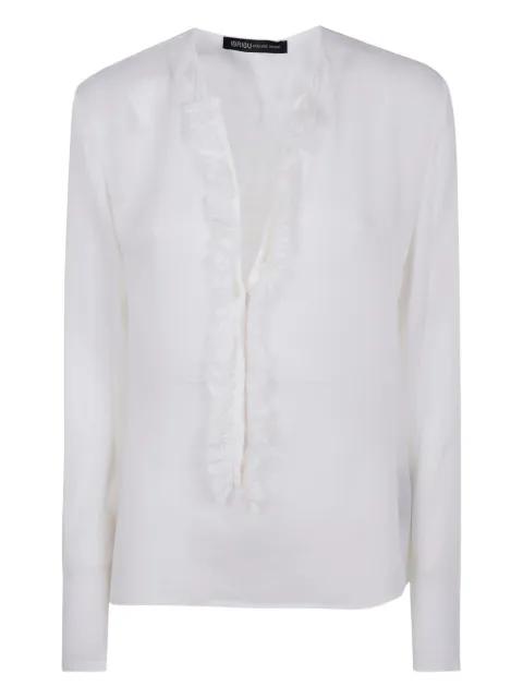 ruffle-detail shirt by IBRIGU