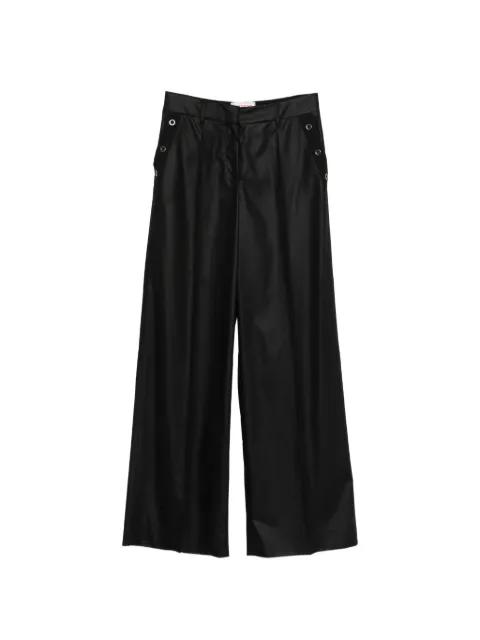 button-detail palazzo pants by ICEBERG