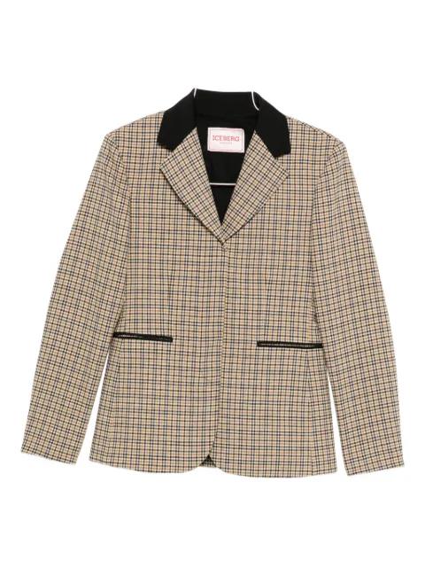 check-pattern jacket by ICEBERG