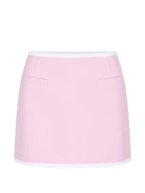 contrasting-edges mini skirt by ICEBERG