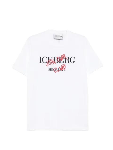 crew-neck logo T-shirt by ICEBERG
