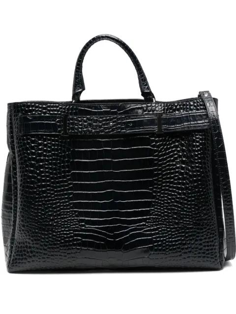 crocodile-effect tote bag by ICEBERG