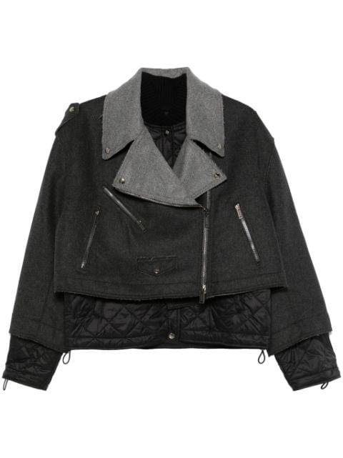 double-layer biker jacket by ICEBERG