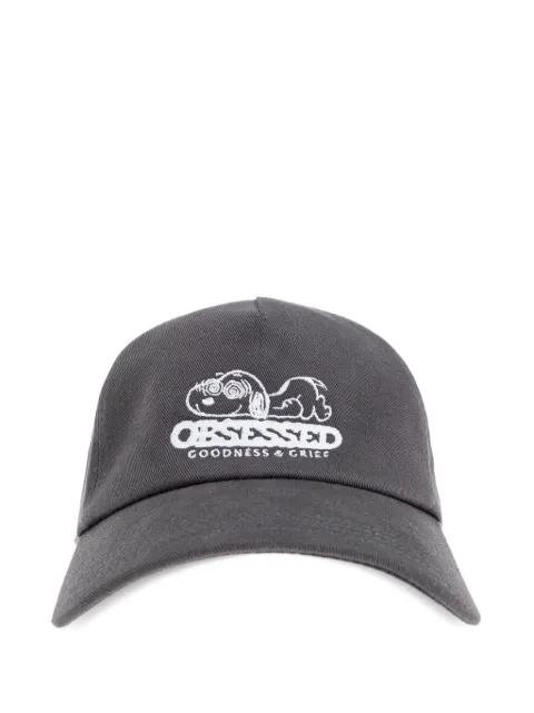embroidered-dog baseball cap by ICEBERG