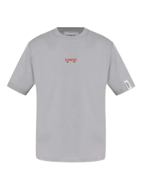 embroidered-logo T-shirt by ICEBERG