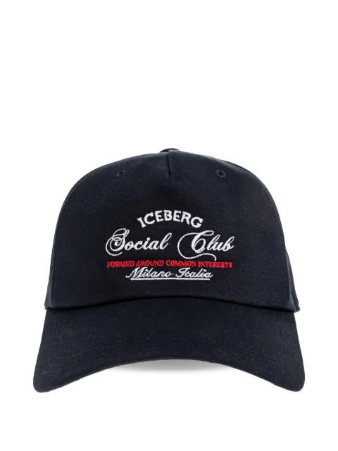 embroidered-logo baseball cap by ICEBERG