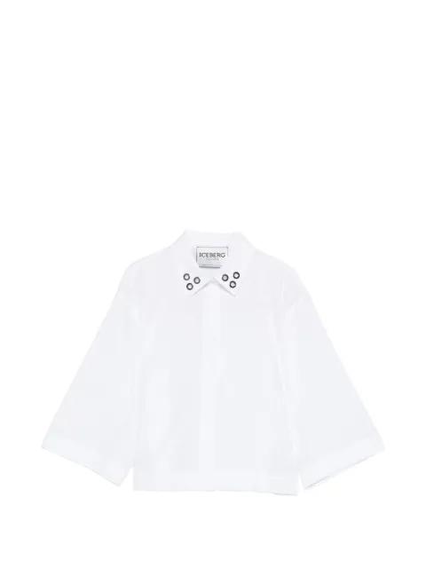 eyelet-detail shirt by ICEBERG
