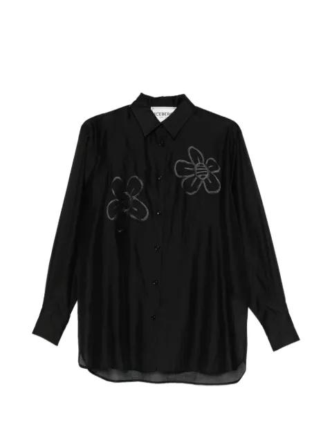 floral-embroidered shirt by ICEBERG