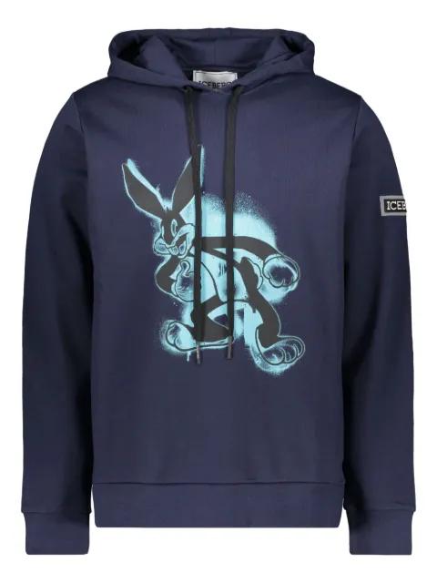 graphic-print hoodie by ICEBERG