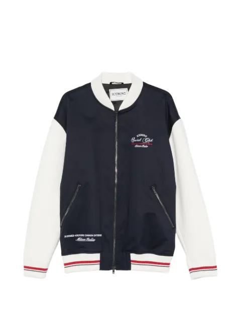 logo-embroidered bomber jacket by ICEBERG