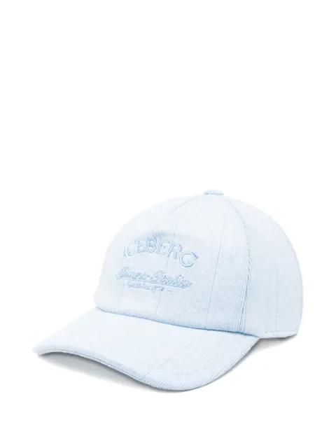 logo-embroidered cap by ICEBERG