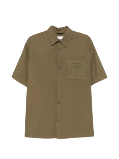 logo-embroidered short-sleeve shirt by ICEBERG