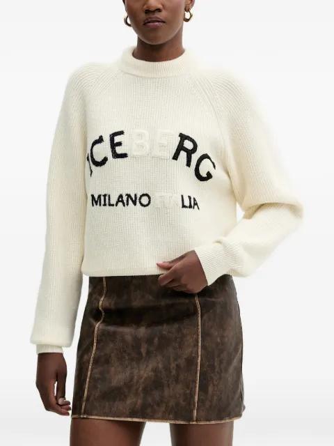logo knitted sweater by ICEBERG