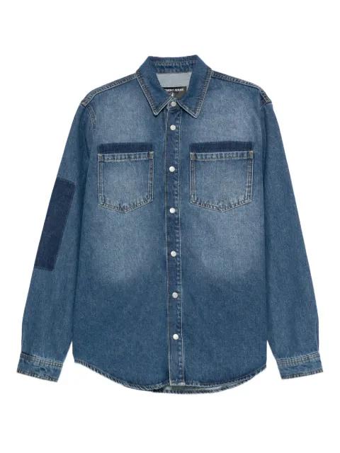 logo-patch denim shirt by ICEBERG