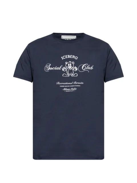 logo-print T-shirt by ICEBERG